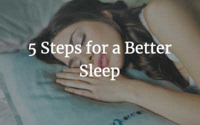 Frustrated with your sleep routine? Try these 5 steps: